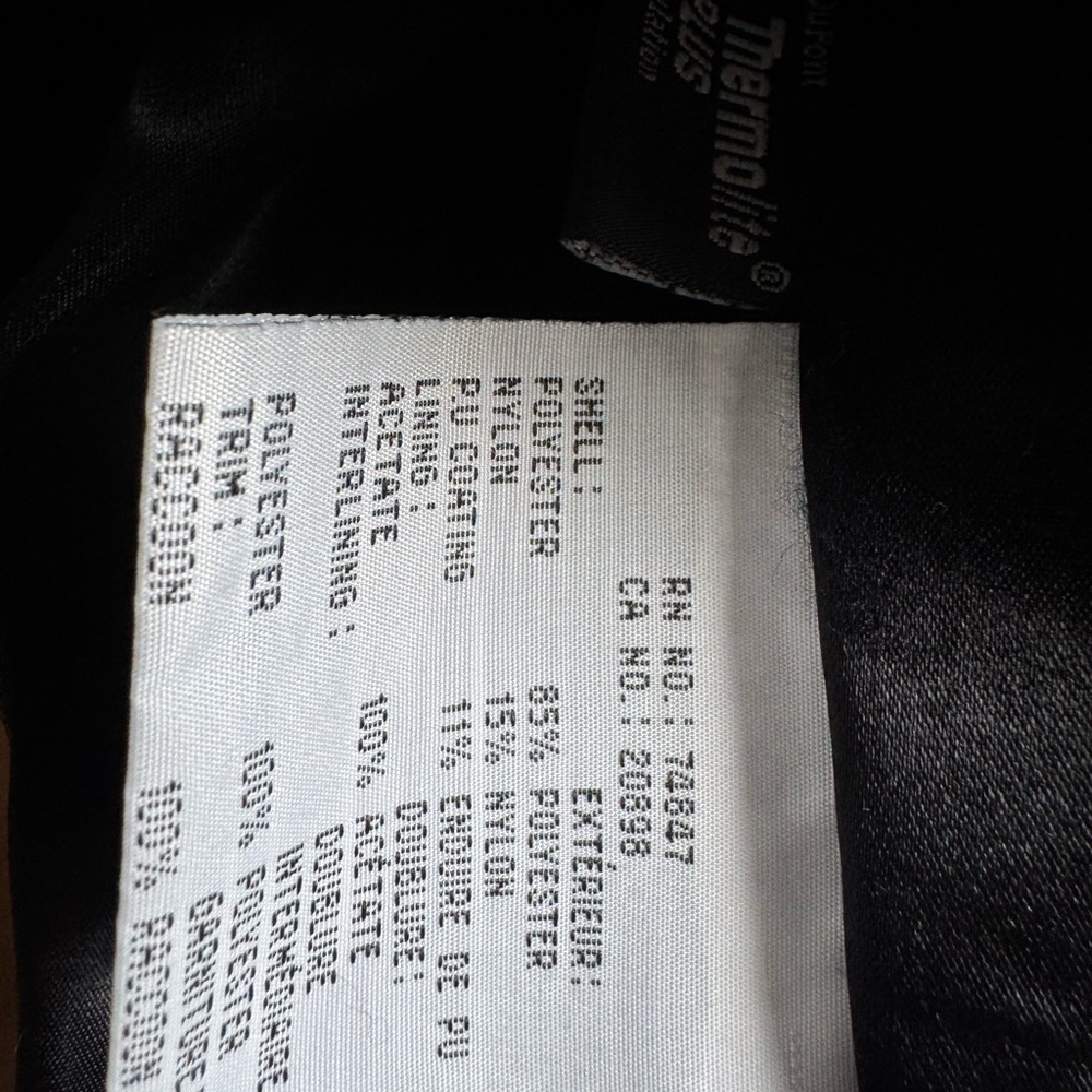 Andrew Marc Black Quilted Jacket from Saks. Fur trim! - Picture 8 of 9